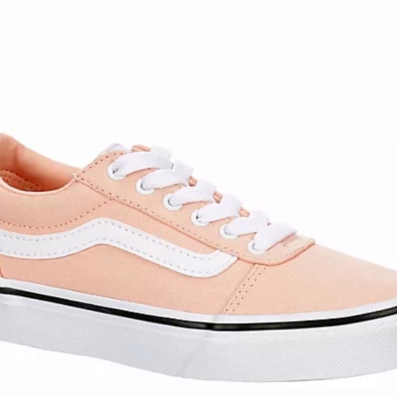 VANS GIRLS WARD SNEAKER - PEACH - Picture 3 of 7